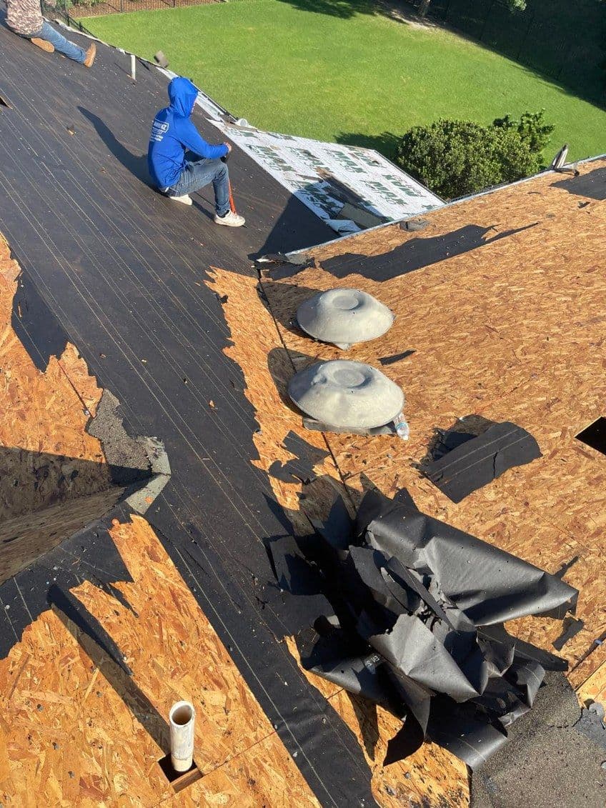 Gallery photos for Efficient Roof Replacement in Progress: Image #1